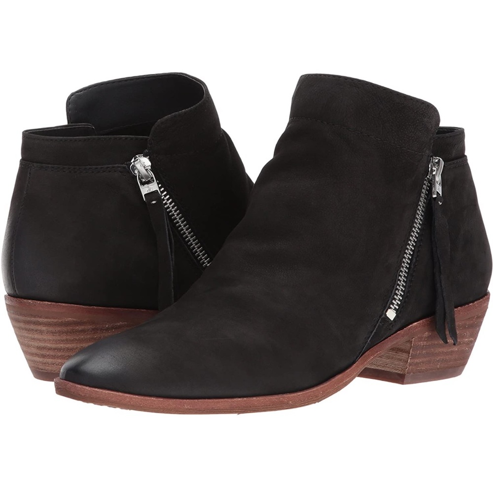 Sam Edelman black ankle booties- size 9